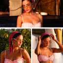 2 x VANLINKER Retro Gold Small Oval Sunglasses for Women Men Trendy Small Face 90s Metal Shades VL9885 (C2-orange)