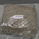 Smiry Luxury Chenille Bathroom Rugs 30x20, Extra Soft and Absorbent Shaggy Bath Mat, Machine Washable, Non-Slip Plush Carpet Runner for Tub, Shower, and Floor, Home Decor Accessories, Latte