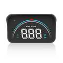 SHELITA Speedometer Heads Up Display Car HUD M8, OBD Digital Speed, Engine RPM, KM/MPH Switch, Water Temperature, Voltage, Satellite Numbers, Driving Distance, Multi-alarm, etc for All Cars After 2007