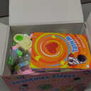 SANANT Valentines Day Gifts for Kids, 30 Pack Astronaut-Shaped Fidget Spinner POP Toys with Greeting Card for Kids Classroom Exchange, Valentine Prizes for Boys Girls School Party Favor