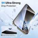 SMARTDEVIL Screen Protector for iPhone 15 Pro (3-Pack), HD Clear 9H Aluminosilicate Tempered Glass, SmartPull Box Dust & Bubble-Free Installation, Case-Ready Fit