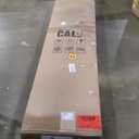 48 in. x 80 in. Vintage Blue Stain 6 Panel MDF Double Bi-Fold Barn Door with Sliding Hardware Kit