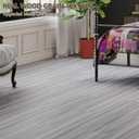 Peel and Stick Floor Tile, Luxury Vinyl Plank Flooring 36-Pack 54 Sq.ft, Real Wood Look Self-Adhesive Vinyl Floor Tiles, Easy DIY for Kitchen, Bedroom and Living Room, Grey Ash