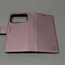 Wallet Case for iPhone 17 pro with Credit Card Holder,PU Leather Folio Flip Kickstand Protective Shockproof Cover for Apple 17 pro Phone Case (Pink, for iPhone 17 Pro - 6.3'')