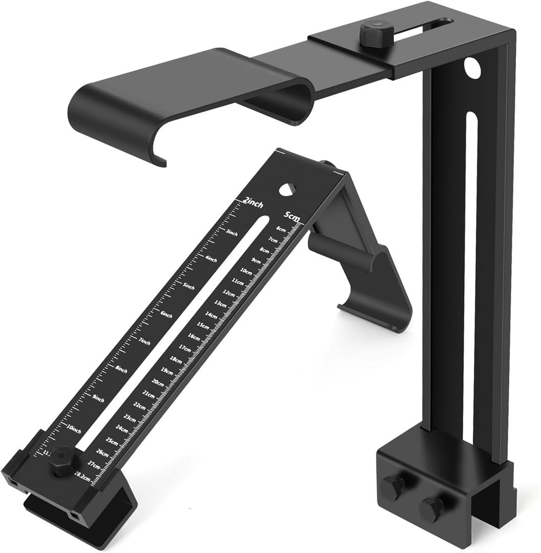hygger Aquarium Light Clip Holder (for HG-957),2 Pieces, Aquarium Fish Tank Light Riser/Holder/Bracket/Stand/Mount