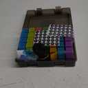 Monthly Pill Organizer 2 Times a Day  Yonlog Large Medicine Box with Weekly Travel Bag, Pill Cutter, Easy-Open Pick, Pill Taker Tool, and 2 Medication Stickers (Black, 2 Times a Day)