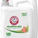 ARM & HAMMER Sensitive Skin Free & Clear, 140 Loads Liquid Laundry Detergent, 140 Fl oz