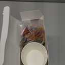 40 Pack 6 oz Ice Cream Cups with Spoons Paper Dessert Cups Colorful Sundae Bowls Disposable Ice Cream Containers for Hot Soup Spring Summer Graduation Bar Party Supplies