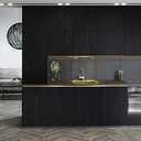 Black Wood Peel and Stick Wallpaper Wood Contact Paper 24" × 197"