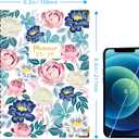 Daily Planner 2025-2026, Weekly & Monthly Planner,July 2025 - June 2026 Day Planner, 6.2 x 8.25 Flexible CoverWirebound Note Pages with Monthly Tab, Back Pocket, Premium Paper,(Flower B08)