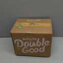 JOLLYVOGUE Calming Small Dog & Cat Bed for Indoor Cats - 20 inches Washable Donut Bed for Kittens & Puppies, Anti-Anxiety Round Fluffy Plush Pet Beds (Fits up to 15 lbs, Smoke Black)