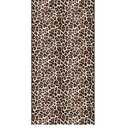 Ottomanson Hallway Runner Rug 2'7" x 10' Soft Non-Slip Indoor Rug, Leopard Print Brown