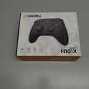 DAREU H101X Wireless Gaming Controller for PC Windows,IOS,Steam,Mac OS,Android and TV,Gamepad with Dual-Vibration One Click Wake up Function (Black)