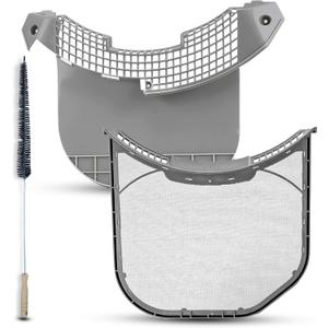 DLEX3370W DLEX3370V DLEX3370W DLEX3470W DLEX3550W DLEX3570W DLEX3875W Dryer Lint Filter Screen Trap For LG Dryer DLGX3701W DLGX4271W DLGX4071W DLGX3371V DLGX3361V DLGX3361W & Housing Guide Cover