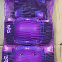 Krash Spacey Purple Elbow & Knee Pad Set Wrist Protectors BB4 8+