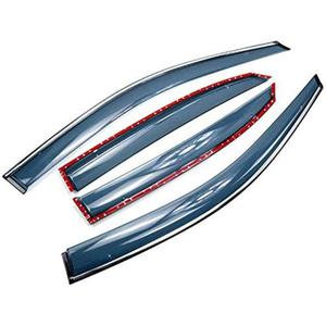 ITrims for Lexus RX350 RX270 2010-2015 Exterior Window Visors Awnings Wind Rain Sun Deflector Visor Guard Vent Cover 4PCS