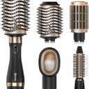 Nicebay Hair Dryer Brush Blow Dryer Brush in One, Hot Air Brush Set for Straightening/Drying/Curling, Oval Brush, Multi-Temperature Settings, Detachable Design for Women