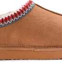 Slippers for Women Platform House Slippers Indoor and Outdoor Cozy Memory Foam Anti Slip Mini Boots (8, Chestnut)