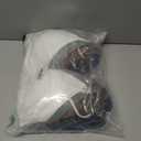 BQTQ 8 Pieces V Neck Bralettes Padded Bralettes for Women with Elastic Straps Seamless Bra (XL)