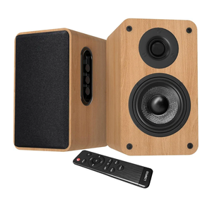 LONPOO Bluetooth Bookshelf Speakers with ARC,100W Powered Speakers Bookshelf Speaker System Optical/Coaxial/ARC/USB/AUX