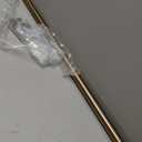 Ivilon Drapery Window Curtain Rod - End Cap Style Design 1 Inch Pole. 48 to 86 Inch Color Warm Gold