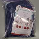 Velvet Chair Covers for Dining Chairs Set of 4, Stretchy Soft Parson Chair Covers Removable Washable Kitchen Dining Room Chair Slipcovers with Elastic for Universal Fit (New Navy)