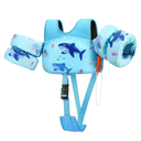 HeySplash Toddler Swim Vest, Toddler Floaties, Kids Swim Jacket with Adjustable Strap, Arm Floaties Water Wing Arm Band for Children Learn to Swim, Puddle Sea Beach Jumper Boy Girl S