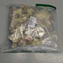 FurRain Christmas Poinsettia Artificial Flowers Decorations 5.5" Christmas Tree Wreaths Garland Decoration 12 Pcs Glitter Flowers Picks Decor for Xmas New Wedding Party Ornaments (Champagne)