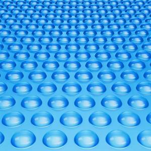 VEVOR 32 x 16 ft Rectangle Solar Pool Cover - 16 mil Solar Blanket with Bubble, Heat Retaining, Blue