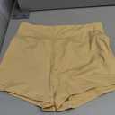 QGGQDD Workout Biker Shorts for Women - 3"/5"/8" High Waisted Tummy Control Spandex Booty Shorts for Gym Yoga Volleyball (Small-Medium, Nude)