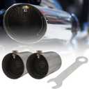 CHANGCHENG 2 Pcs Exhaust Baffle Silencer DB Killer Muffler Fit for inch Motorcycle Pipe-C