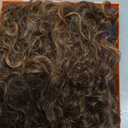 GORGIUS Veralux Blend Shaggy Haircuts Ombre Curly Wig with Bangs Honey Colored Wig Crafted with Style-Archive Technology: Premium Fiber & Remy Human Hair Blended, Realistic Look with True Scalp (20 Inch)