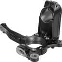 Front Left Side Steering Knuckle Fit for Volkswagen Beetle 2012-2018 wo/Geomet Corrosion Protection, for Jetta 2011-2017 wo/Caliper Carrier, for Passat 2012-2018, 698-311, Driver Side