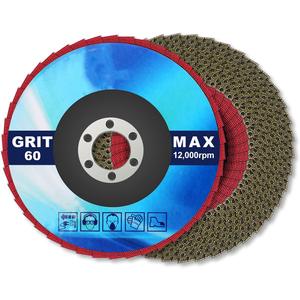 4" Diamond Flap Disc Grinding Sanding Wheels 60 Grit - Sander Tile Stone Marble Concrete Granite Ceramics Glass 1Pcs