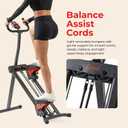 Sunny Health & Fitness Stair Stepper & Climber Exercise Equipment for Home Workout, Compact Cardio Training Machine