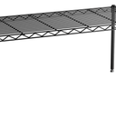 1-Tier Wire Shelf Rack,30" Wx14 Dx17 H,Single Metal Shelves Rack