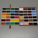 ARTISTRO Professional Watercolor Paint Set for Adults - 48 Pigment-Rich Colors, XL Pans, ASTM-I Lightfastness, High Tinting Strength Watercolor Set for Professionals made by professionals