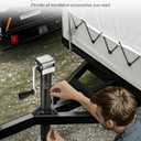 VEVOR 5000 lbs A-Frame Trailer Jack, 15" Vertical Travel, Adjustable Drop Leg, for Horse, Utility, Yacht Trailers