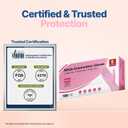 Schneider Nitrile Exam Gloves, 4-mil Medical Gloves Disposable Latex Free, Powder Free, Food Safe Glove for Examination (S)