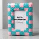 Tufted Picture Frame 2 Pack 

size 4x6 in