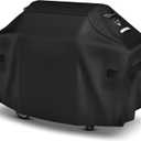 Ultimate Durable 60 Inch Grill Cover for Outdoor Grill,Heavy Duty Waterproof Rip-Proof BBQ Cover,Fade Resistant Gas Grill Cover with Straps,3-4 Burner Barbecue Cover for Weber Char-Broil Nexgrill,etc