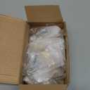 Asidrama 10 Pack Single Hole Center Brushed Satin Nickel and Gold Kitchen Cabinet Knobs, Cabinet Knobs Kitchen Cabinet Hardware for Cupboard Drawer Knobs