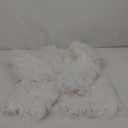 Simplee Apparel Women's Long Sleeve Fluffy Faux Fur Warm Coat (12, White)