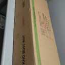 VECELO Over The Toilet Storage Cabinet, Over Toilet Bathroom Shelf with Double Doors and Anti-Tip Device, Inner Adjustable Shelf, White