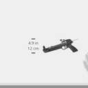 Tactical Crusader Hand Held Hunting Archery 50LB Pistol Crossbow Gun, Black