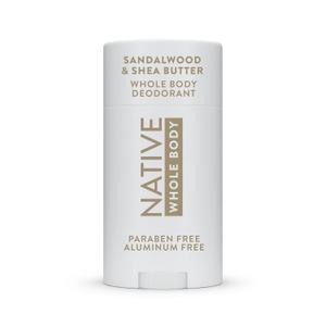Native | Sandalwood & Shea Butter| Sensitive |Whole Body |Deodorant| 2.4 oz