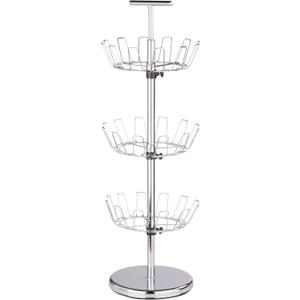 Honey-Can-Do 3 Tier Chrome Shoe Tree, 25 lbs