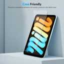 OMOTON [3 Pack] Screen Protector for iPad Mini 6/7 (6th/7th Generation, 8.3 Inch) - Tempered Glass for iPad Mini 6th Generation 2021/iPad Mini 7th Generation 2024, Case Friendly/High Definition/Apple Pencil Compatible