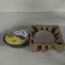 DESIGNERS FOUNTAIN Reedley 2-Lights Flush Mount Ceiling Light, 11 Inch Lighting Fixture for Kitchen, Bedroom, Bathroom, and Hallway, Oil Rubbed Bronze with Etched Glass, 1257S-ORB-W