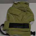 Lelepet Warm Dog Coat Reflective Fleece Vest Waterproof Dog Jacket with Adjustable Buckle Hook & Loop Windproof Cold Weather Coats for Small Medium Large Dogs, Army Green, M